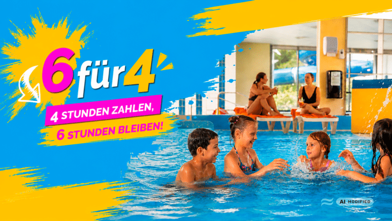 6 Stunden baden &ndash;&nbsp;nur 4 bezahlen!